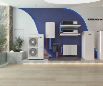 Modern Exhibition Hall-ID:718574051