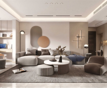 Modern A Living Room-ID:962958107