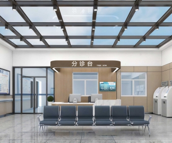 Modern Hospital Hall-ID:462069038