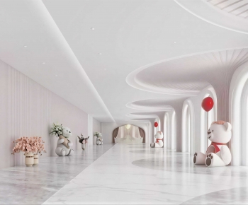 Modern Exhibition Hall-ID:675359967