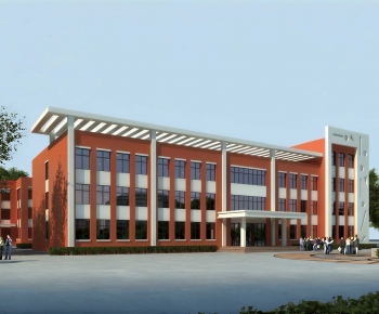 Modern School Building-ID:925219067