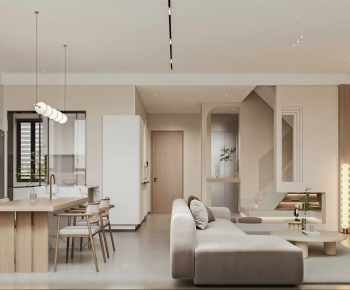 Modern A Living Room-ID:882478953