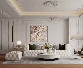 Modern A Living Room-ID:604710109
