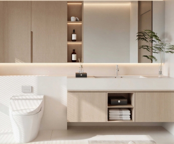 Modern Bathroom Cabinet-ID:646503932