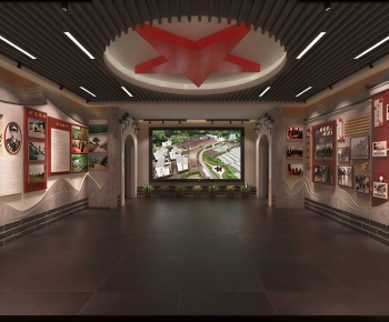 Modern Exhibition Hall-ID:898685933