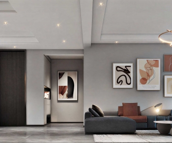 Modern A Living Room-ID:706003902