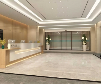 Modern Office Reception Desk-ID:897033933