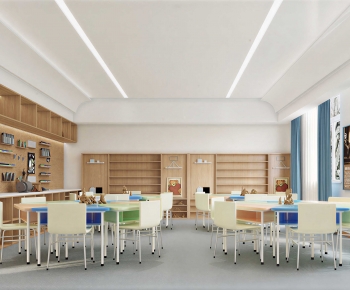 Modern School Classrooms-ID:620141983