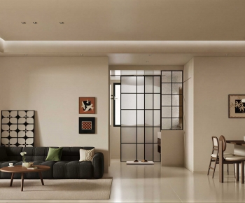 Modern A Living Room-ID:603384025