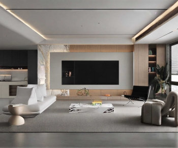 Modern A Living Room-ID:505109073