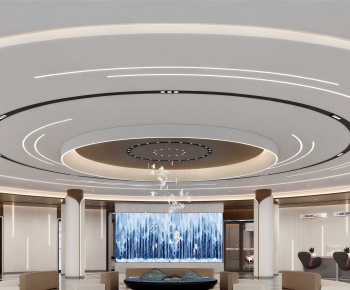 Modern Exhibition Hall-ID:913556106