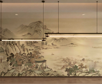 New Chinese Style Long Chandelier-ID:726912983