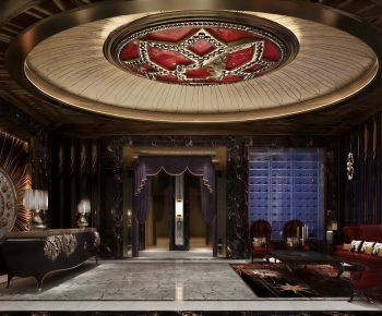 New Classical Style Lobby Hall-ID:590636979