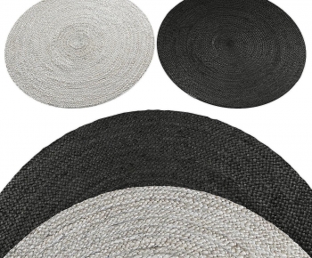 Wabi-sabi Style Circular Carpet-ID:457587967