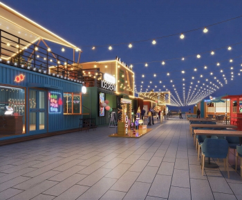 Modern Commercial Street-ID:197715042