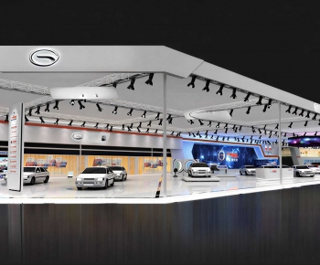 Modern Exhibition Hall-ID:883908033