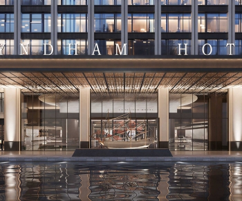 Modern Facade Element-ID:737036945