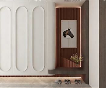 French Style Shoe Cabinet-ID:708519944