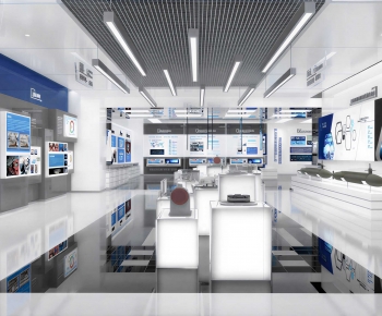 Modern Exhibition Hall-ID:471666109