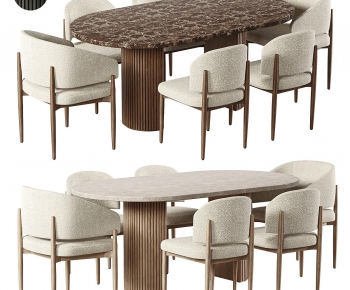 Modern Dining Table And Chairs-ID:518316989