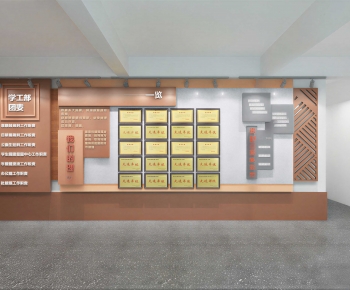 New Chinese Style Exhibition Hall-ID:437971123