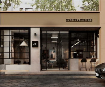 Modern Facade Element-ID:551923045