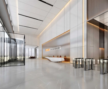 Modern Office Reception Desk-ID:336349961