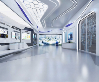 Modern Exhibition Hall-ID:314490839