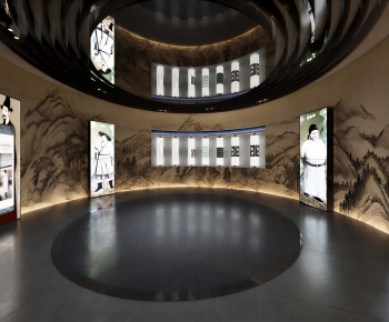 New Chinese Style Exhibition Hall-ID:852349041