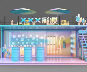 Modern Facade Element-ID:884954933