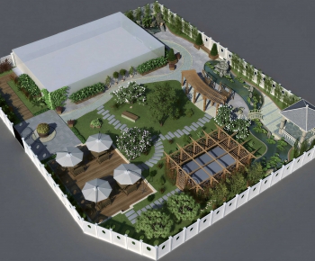 New Chinese Style Architectural Bird's-eye View Planning-ID:828170066