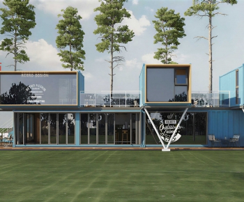 Modern Appearance Of Commercial Building-ID:843662028