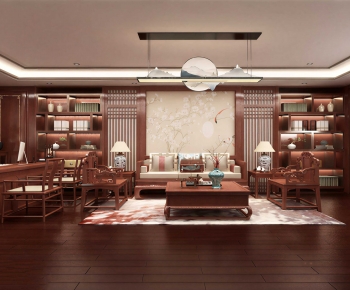 Chinese Style Manager's Office-ID:671582949