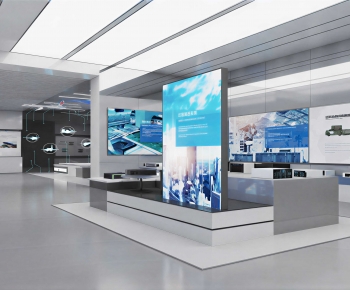 Modern Exhibition Hall-ID:955379026