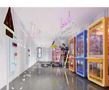 Modern Exhibition Hall-ID:619339939