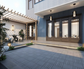 New Chinese Style Courtyard/landscape-ID:939856059