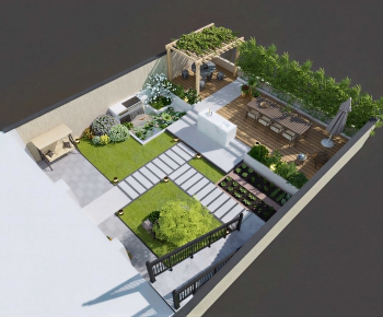 Modern Courtyard/landscape-ID:560058123