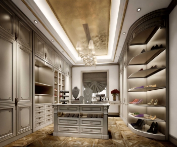 Modern Clothes Storage Area-ID:239150055