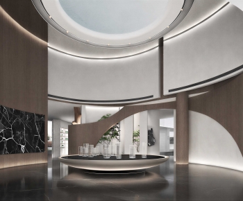 Modern Office Reception Desk-ID:986236102