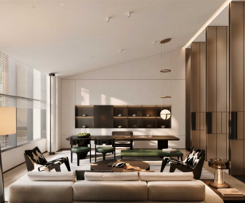 Modern A Living Room-ID:395786054