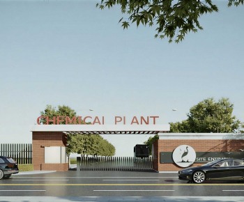 Modern Facade Element-ID:521758088