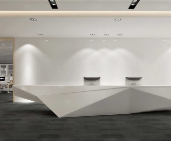 Modern Office Reception Desk-ID:908966064