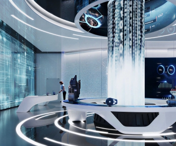 Modern Exhibition Hall-ID:776309977