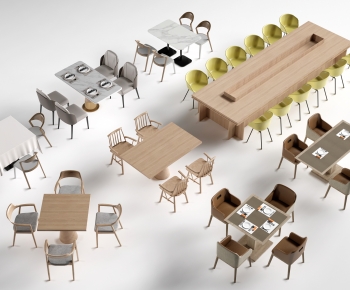 Modern Dining Table And Chairs-ID:828471909