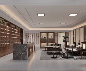 New Chinese Style Hospital Hall-ID:174710048