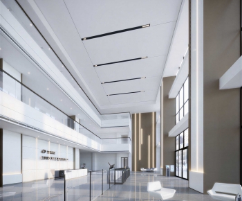 Modern Office Reception Desk-ID:391808032