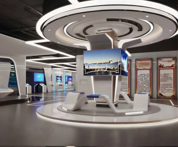 Modern Exhibition Hall-ID:545411132