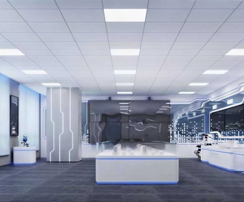 Modern Exhibition Hall-ID:572328091