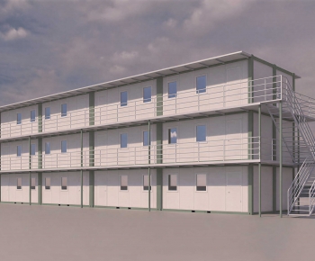 Modern Building Appearance-ID:551467909
