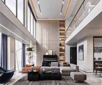 Modern A Living Room-ID:973453045